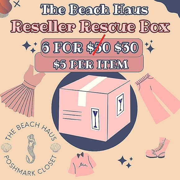 Mystery Bundle Reseller Rescue Box 6 Items for $30 Mystery Box Various Sizes - Picture 1 of 4